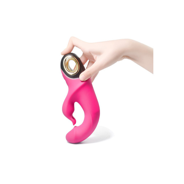 Vibromasseur Rabbit rose 9 modes de vibrations puissantes 